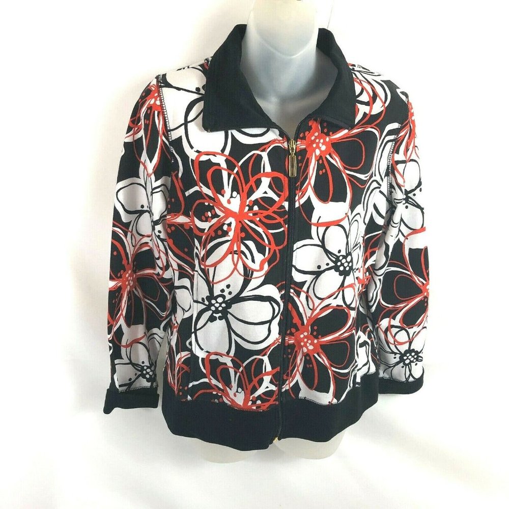 Ongue Casuals Zipper Front Jacket Blazer